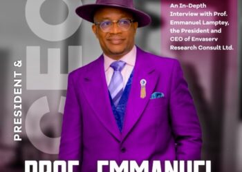 A Visionary Leader’s Journey: An In-Depth Interview with Prof. Emmanuel Lamptey, the President and CEO of Envaserv Research Consult Ltd.