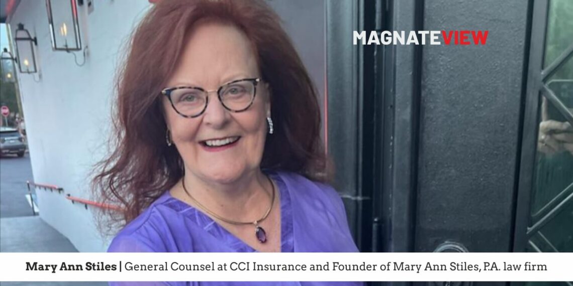 Breaking Barriers: The Trailblazing Journey of Mary Ann Stiles, General Counsel at CCI Insurance and Founder of Mary Ann Stiles, P.A. law firm